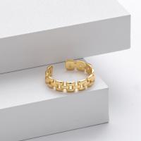 Gold Geometric Cuff Ring