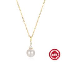 Gold-Plated Freshwater Pearl Pendant Necklace