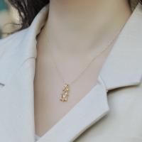 Gold Opal Geometric Pendant Necklace