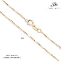 Gold-Plated Delicate Chain Necklace