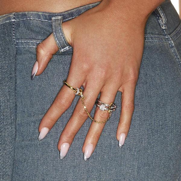 Gold Chain Ring