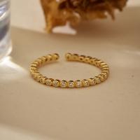 Gold Bezel-Set Cuff Bracelet