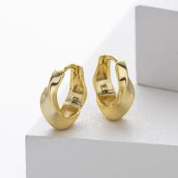 Gold-Plated High-Polish Huggie Earrings