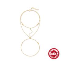 925 Silver Gold-Tone Layered Necklace