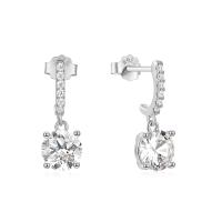 925 Silver Cubic Zirconia Dangle Earrings
