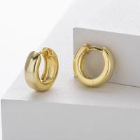 Gold High-Polish Huggie Earrings