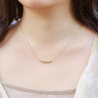 Delicate Gold Multicolor Gemstone Necklace