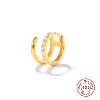 Gold-Plated Pavé Cubic Zirconia Ear Cuff