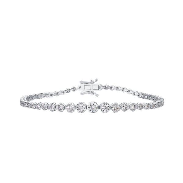 Silver Cubic Zirconia Tennis Bracelet