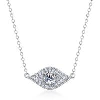 Evil Eye Silver Pendant Necklace