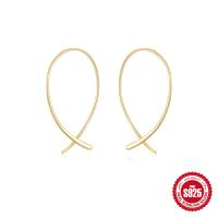 Gold-Finish Sterling Silver Threader Earrings