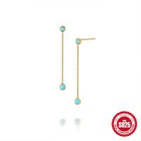 925 Silver Turquoise Threader Earrings