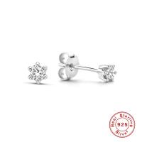925 Silver Cubic Zirconia Stud Earrings
