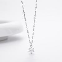 Silver Cubic Zirconia Pendant Necklace