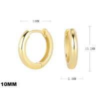 Gold-Tone Huggie Earrings