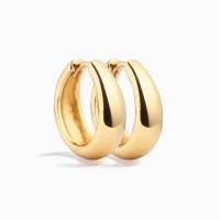 Gold-Plated Huggie Earrings