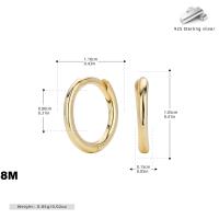Gold-Tone Huggie Earrings