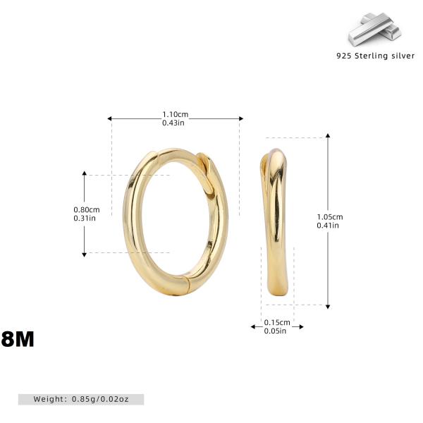 Gold-Tone Huggie Earrings