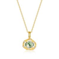 Gold Geometric Pendant Necklace