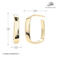 Gold Medium Hoop Earrings