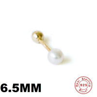 925 Silver Pearl Stud Earring