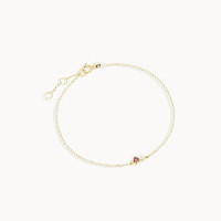 Gold-Tone Delicate Chain Bracelet