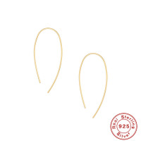 Gold-Finish Sterling Silver Threader Earrings
