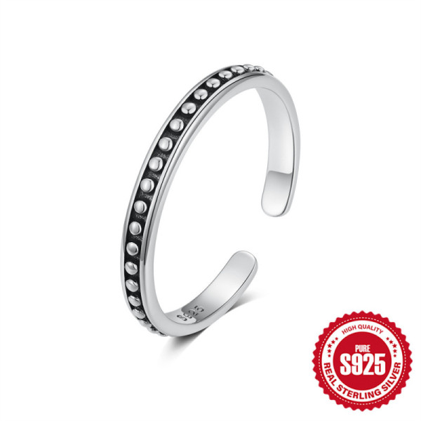 Oxidized Silver Cuff Bracelet