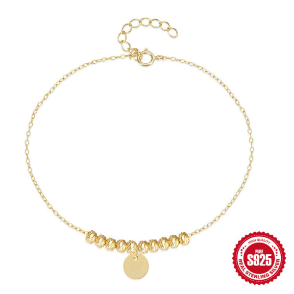 Gold-Finished Delicate Chain Bracelet