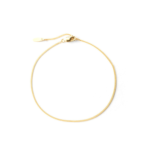 Gold-Tone Delicate Chain Bracelet