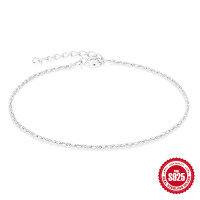 925 Sterling Silver Delicate Chain Bracelet