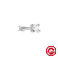 925 Silver Cubic Zirconia Stud Earring