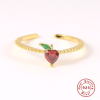 Gold-Finish Heart Cuff Bracelet