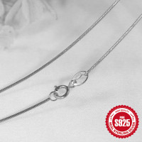 925 Silver Minimalist Chain Necklace