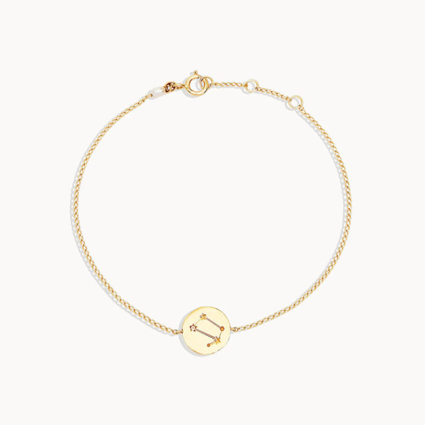 Gold-Plated Constellation Chain Bracelet