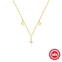 Gold-Plated Star Charm Necklace