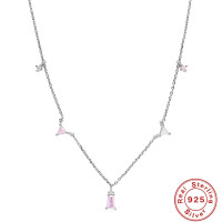 925 Silver Geometric Station Necklace