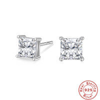 925 Silver Cubic Zirconia Stud Earrings