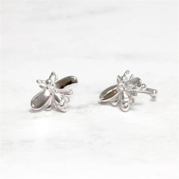925 Silver Animal Motif Stud Earrings