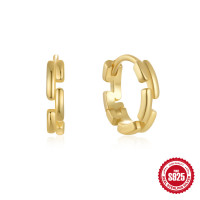 Gold-Plated Geometric Ear Cuff