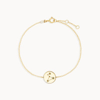 Gold-Plated Constellation Chain Bracelet