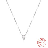 Sterling Silver Pearl Pendant Necklace