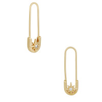 Gold Star Minimalist Stud Earrings