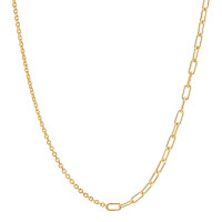 Gold-Tone Minimalist Chain Necklace