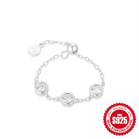 Sterling Silver Adjustable Chain Bracelet