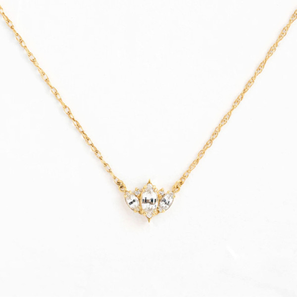 925 Silver Crown Pendant Necklace