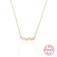 Gold-Finish 'Mama' Word Necklace