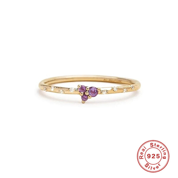 Gold-Plated Sterling Silver Delicate Ring