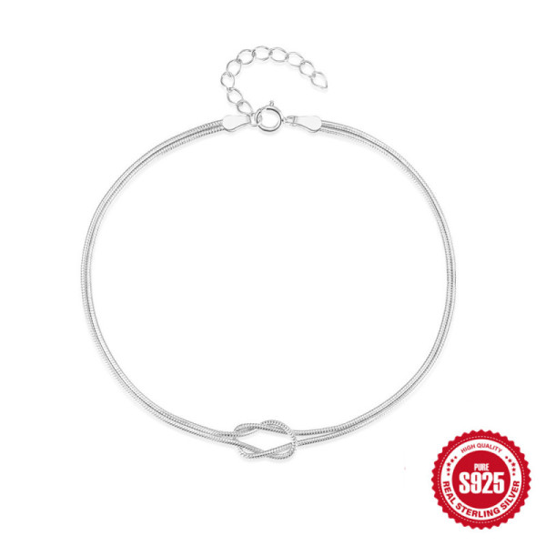 Sterling Silver Infinity Motif Choker