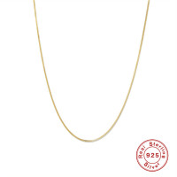Gold-Plated Sterling Silver Chain Necklace